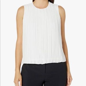 Calvin Klein white shell top NWT